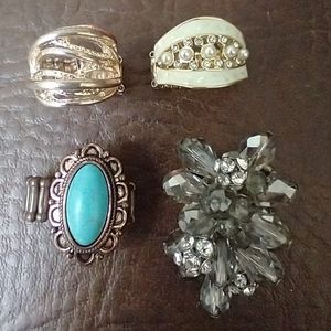 4 Gorgeous Stretch Rings! #R5